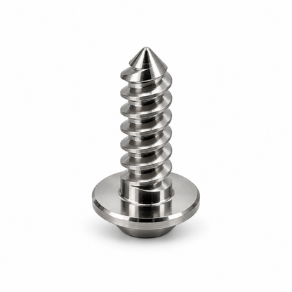 Titanium zelftappende Torx schroef rechtop weergegeven