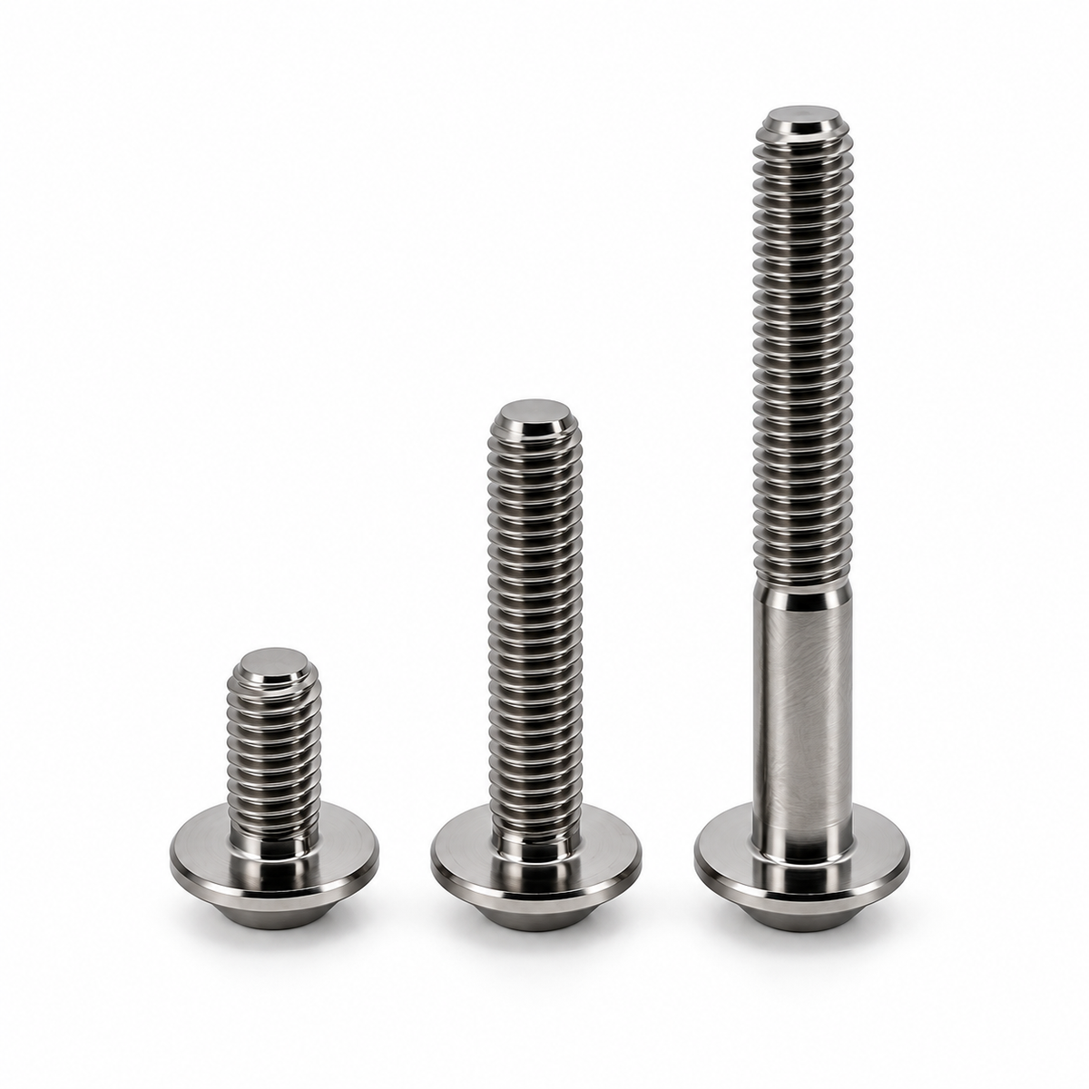 Titanium Low-Profile Torx bouten M6 in drie lengtes