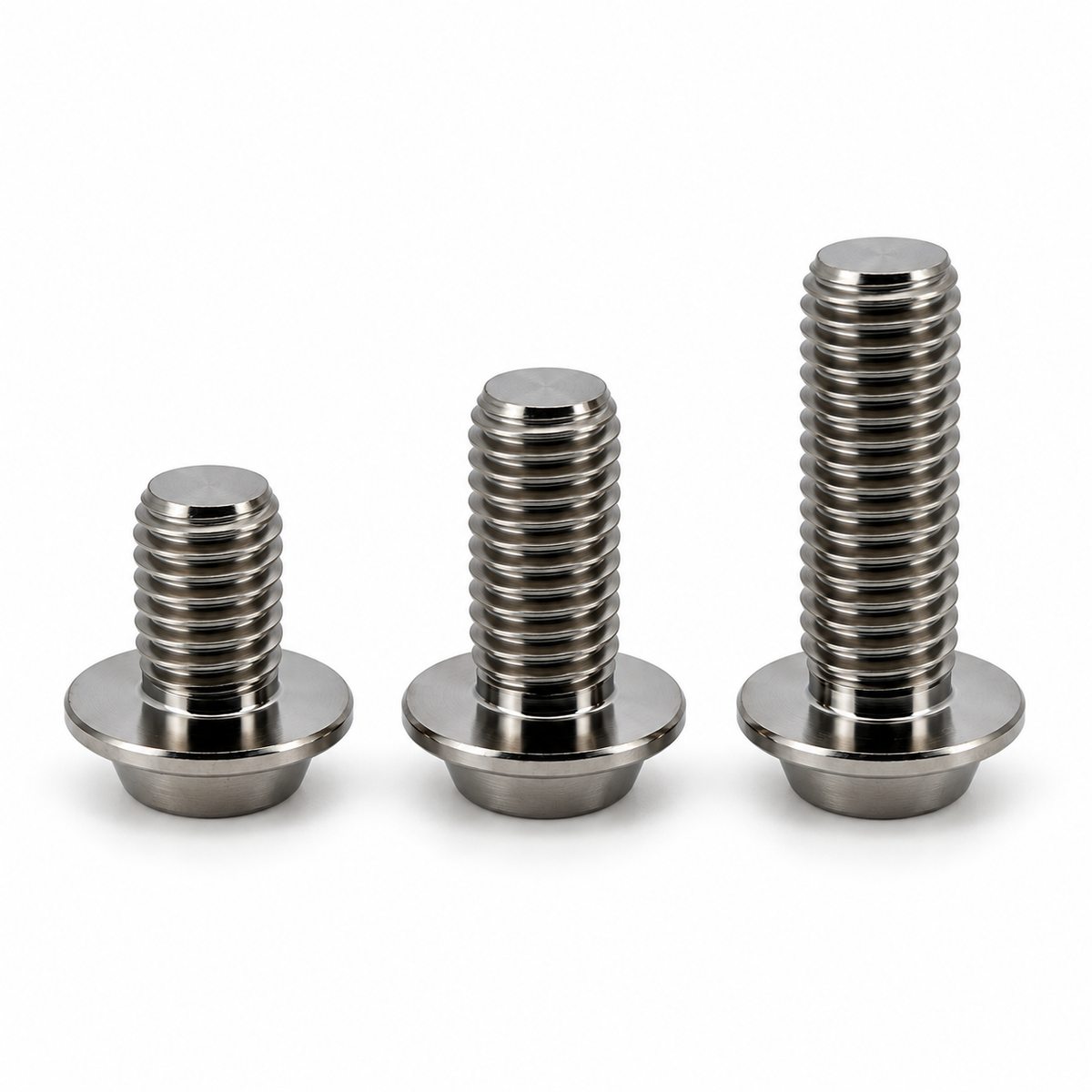 Titanium Low-Profile Torx bouten M8 in drie lengtes