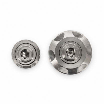 Titanium Torx bouten met Step Washers in twee buitendiameters