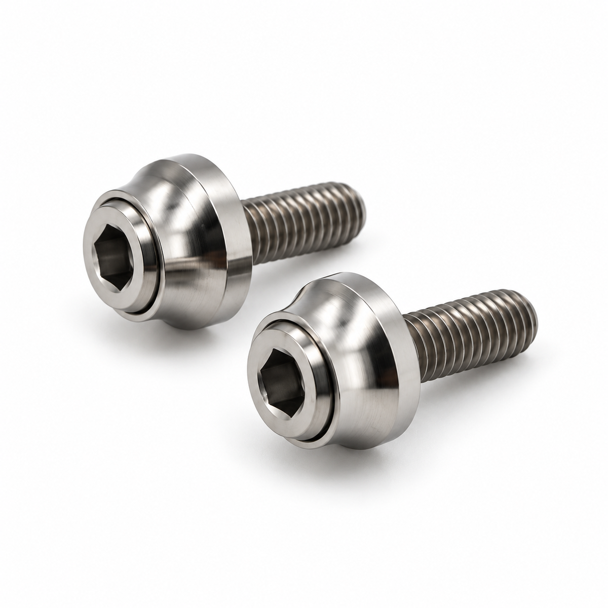 Titanium inbusbouten M6 met Cup Washers in twee uitvoeringen