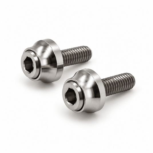 Titanium inbusbouten M6 met Cup Washers in twee uitvoeringen