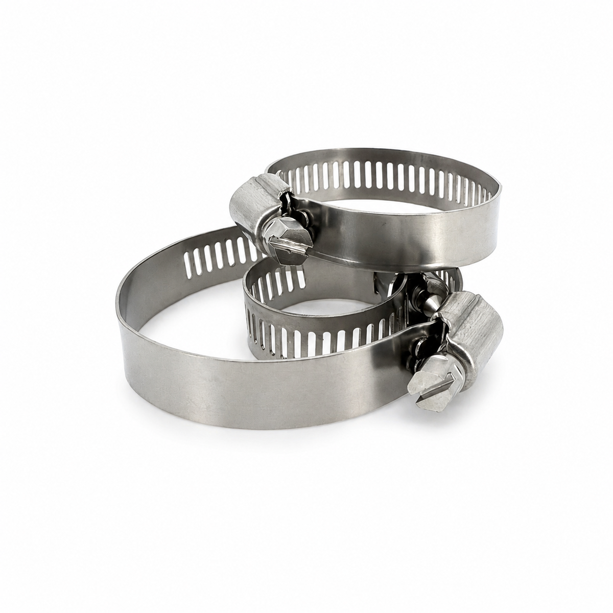 TiHex titanium hose clamps for automotive hoses