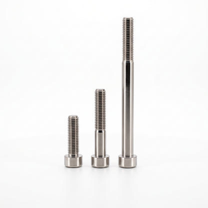 Titanium inbusbouten M8 in drie lengtes